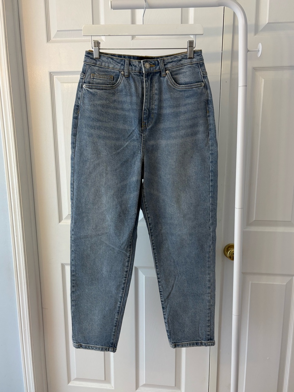 Vero Moda Blue 90s Style HighRise Mom Denim Jeans Size 27 Cotton - Picture 9 of 16